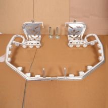 Nerf Bar Crosspro Alu Poliert Mit Netz Für Quad Arctic Cat 400