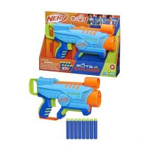 Elite Junior, blaster Explorer Easy-Play, facile a tenir, charger et tirer, 8 fléchettes Elite - Nerf