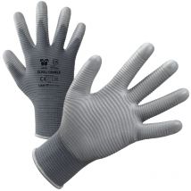 Neri Poli Crinkle Arbeitshandschuhe – Größe 9 (L) – Polyester mit Polyurethanbeschichtung – CE-geprüfte PSA Normen: EN 420, EN 388