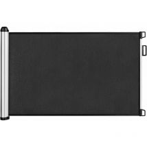 Cancelletto di Sicurezza con Struttura Estensibile a Rullo, Cancello per Cani, Gatti e Bambini Regolabile, Recinto di Protezione per Animali