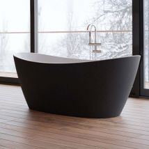 Spalina - neroon 2.0 Noire, Bañera exenta oval l. 170 x l. 80 cm, by