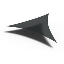 Nesling - Coolfit Sonnensegel 3-eck, Schwarz Bezug Aus 285g/m² Polyethylen (hdpe), 360x360x360 Cm