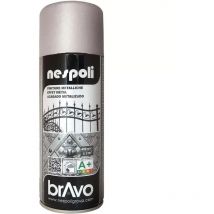 Nespoli - Peinture Aérosol Effet Métal Argenté (180207) 0,4 l