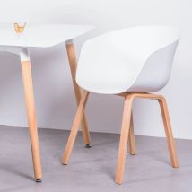 Nest Dream - Chaise avec assise en plastique - Daxer - Blanc
