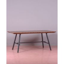 Nest Dream - Mesa industrial en teca maciza - Fare - Teca