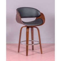 Nest Dream - Tabouret en bois - Burrow - Noir