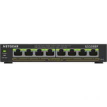 NETGEAR 8PT GE Plus Switch W/POE+ (GS308EP-100PES)
