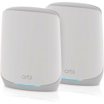 Orbi Mesh WiFi 6 RBK762S - Triband AX5400, Router con 1 satellite, copertura fino a 350 m2 e 75 dispositivi, velocità fino a 5.4 Gbps - Netgear