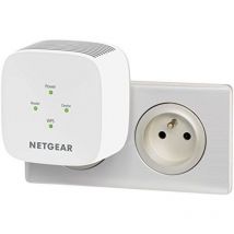 Netgear - Ripetitore WiFi AC1200 EX6120, amplificatore wifi dual band compatibile con qualsiasi router o modem, porta ethernet 1G, bianco