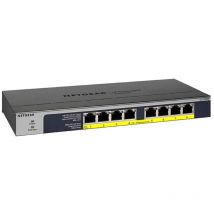 Netgear Gs108Pp Switch 8 X 10/100/1000 (Poe+) Desktop Rackmountable Wallmountabl