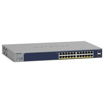 GS724TPPV3) Smart Switch Web manageable Gigabit PoE 26 Ports - Manageable dans Le Cloud , 24 Ports PoE+ 380 w, 2 Ports sfp 1 Gigabit, Bureau ou en