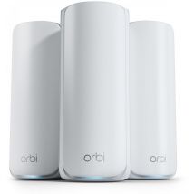 Netgear - Système Mesh WiFi 7 Tri-Band Orbi (RBE773) - Pack de 3 - Couverture de 500m², 100 appareils - Port Internet 2,5 Gbit/s - BE11000 (11