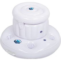 Aufblasbare schwimmende Netspa Bar - 64 cm Durchmesser - 5 Getränkehalter