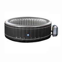 Netspa - Sp-mta165d - Aufblasbarer Whirlpool Montana - Schwarz - Rund - 6 Sitze - 2022