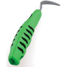 Rouge - Nettapiedi avec crochet en acier inoxydable et poignée ergonomique