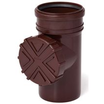 Karmat - 110mm Couleur Marron Nettoyage Système Vidange Gouttière Filtre Diamètre Tuyau