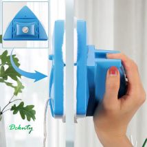 Nettoyant à vitres double face Essuie-glace en verre Outils de nettoyage magnétique Outil de brosse de nettoyage magnétique réglable