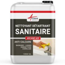 Arcane Industries - Nettoyant inox wc baignoire salle de bain sdb enlever calcaire sanitaire carrelage cabine douche - 20 l