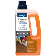 Starwax - Nettoyant doux pour parquets et sols stratifiés - 1L - élimine les taches et la saleté -- nettoie sans endommager le sol - ne modifie pas
