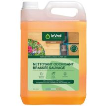 Le Vrai Professionnel – Nettoyant Odorisant Brassée Sauvage 5L – Formule Ultra Concentrée, 96,3% Biosourcé – Compatible Tous Types de Sols