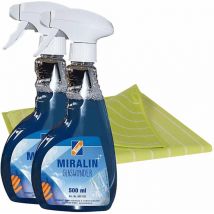 Technolit - Nettoyant pour vitres Miralin-Glaswunder Set 3 pièces