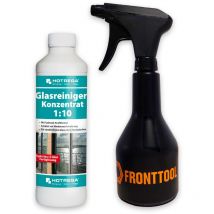 Hotrega - Nettoyant vitres concentré 500ml y compris flacon pulvérisateur 360 degrés 500ml