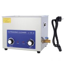 Kkmoon - Nettoyeur à ultrasons - Acier inoxydable - Argenté - Pour laboratoires, cabinets dentaires, ateliers électroniques - Idéal pour cartes de