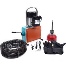 Gojoy - Nettoyeur de canalisations 1000 w - Déboucheur de canalisations - Avec kit de 16 mm - Longueur maximale de la pelleteuse : 20 m