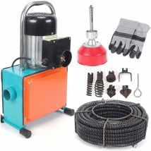 Senderpick - Nettoyeur de tuyaux électrique 1000 w, Nettoyeur de tuyaux 20 mm à 110 mm Nettoyeur de tuyaux pour égouts Baignoire