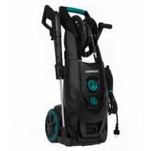Nettoyeur à haute pression 2500W pro V25-2 – 195 bars – 468 l/h –Moteur à induction –Tuyau de 8m, enrouleur de tuyau, nettoyeur de patio, réservoir