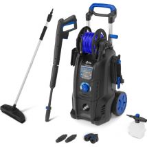 Nettoyeur Haute Pression AR Blue Clean e-4 TWIN FLOW D avec Double Pompe et Power Brush (2500 W, Pression 150 bar, Débit 810 l/h)