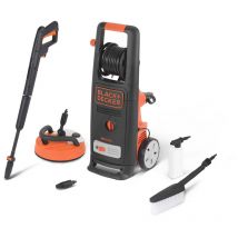 Black&decker - Nettoyeur Haute Pression Black+Decker BXPW2200PE 2200W, Pression 150 bar, Débit 440l/h avec Patio Cleaner Deluxe et Brosse Fixe