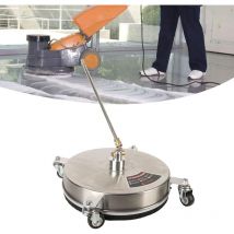 Rapanda - Nettoyeur Haute Pression de 15 Pouces, Nettoyeur de surface professionnel, nettoyeur haute pression 4000 psi avec 4 roues, raccord rapide