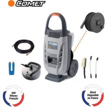 Nettoyeur haute pression électrique à eau froide kt 1900 extra blue Comet 160 bars avec accessoires 9053004300 / 36014-00037