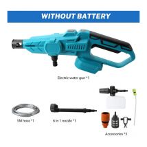Nettoyeur haute pression sans fil, pistolet a eau Portable pour lavage de voiture, Sans batterie pour makita 18v - 200bar