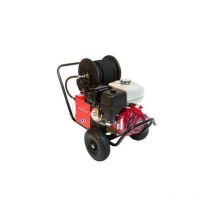 Nettoyeur haute pression Dimaco thermique avec enrouleur 13CV 900L/H 240 bars moteur honda - 15240HEPRED
