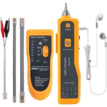 Netzwerkkabeldetektor, RJ45/RJ11-Tester für Telefonleitungen und LAN-Kabel, Leitungsdetektor