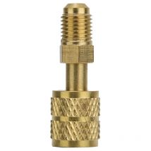 Ej.Life Neuer ac R410A Messingadapter für 1/4 'Stecker auf 5/16' Buchse mit Ventilkern-Ladeschlauch zur Pumpe von hoher Qualität