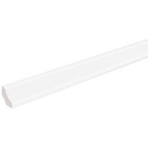 Fn Neuhofer - Neuhofer Fußleiste 240 Cm X 16 X 16 Mm Weiß Sockelleisten & Fußleisten