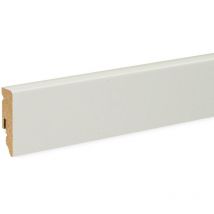 Neuhofer Fußleiste 240 cm x 58 x 15 mm weiß Sockelleisten & Fußleisten