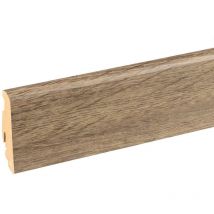 Fn Neuhofer - Neuhofer Fußleiste 240 Cm X 58 X 19 Mm Eiche Graubraun Sockelleisten & Fußleisten