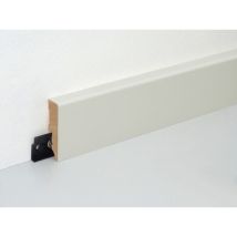 Fn Neuhofer - Neuhofer Fußleiste 240 cm x 58 x 19 mm weiß Sockelleisten & Fußleisten