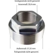 Sonstige - h&f Adapter für Akkufettpresse 400 g