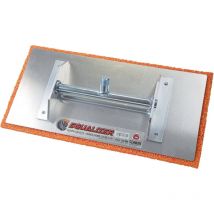 Decken-Egalisette 400x200 mm – Schwammgummibelag – Aluminium – M18 x 1,5 Gewinde