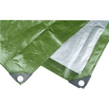 MaKeDO Gewebe-Abdeckplane 6 x 8 m 140g/m² grün