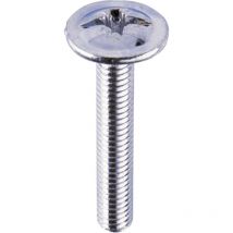 Reidl Möbelgriffschrauben m 4x28mm Kombikreuzschlitz Stahl verzinkt Flachkopf