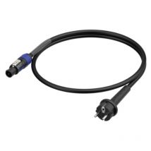 1036410 Strom Anschlusskabel Schwarz/Blau 1.5 m - Neutrik