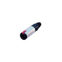 Neutrik - NTR-NJ3FC6 - Conector (1/4', Negro, Rojo, Plata, Níquel, Poliamida, Polioximetileno (Pom), Poliuretano, Zinc de Acero, eia rs 453, iec