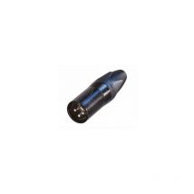 Neutrik - co - conector aéreo xlr macho - 3 pines - contactos plateados - carcasa negra