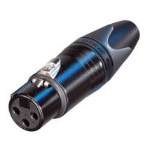 Neutrik Nc3fxx-b Connettore Xlr Presa Dritta Numero Poli (num): 3 Nero 1 Pz.